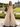 Beaded Ruffle Ball Gown Prom Dress With Split - Champagne