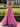 Beaded Ruffle Ball Gown Prom Dress With Split - Hot Pink