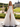 Beaded Ruffle Ball Gown Prom Dress With Split - White