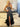 Cut Front Luxury Crystal Ruffle Ball Gown Prom Dress - Black