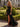 Cut Front Luxury Crystal Ruffle Long Ball Gown Prom Dress in Black