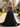 Bow Cut Front Bodice Crystal Long Ball Gown Prom Dress With Pockets in Black