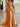 Strapless Ball Gown Prom Dress With Shawl - Orange