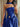 Strapless Ball Gown Prom Dress With Shawl - Royal Blue