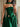Strapless Ball Gown Prom Dress With Shawl - Emerald Green