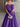 Big Bow Strapless Ball Gown Prom Dress - Purple