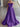Big Bow Strapless Ball Gown Prom Dress - Purple