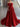 Big Bow Strapless Ball Gown Prom Dress - Red