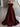 Big Bow Strapless Ball Gown Prom Dress - Burgundy
