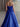 Big Bow Strapless Ball Gown Prom Dress - Royal Blue