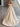 Big Bow Strapless Ball Gown Prom Dress - Champagne