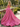 Derachable Hand Made Flower Bodice Long Ball Gown Prom Dress in Hot Pink