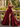 Derachable Hand Made Flower Bodice Long Ball Gown Prom Dress in Burgundy