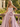 Derachable Hand Made Flower Bodice Long Ball Gown Prom Dress in Dirty Pink