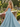 Derachable Hand Made Flower Bodice Long Ball Gown Prom Dress in Baby Blue