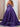 Strapless Big Bow Illusion Bodice Ball Gown Prom Dress - Purple