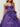 Strapless Big Bow Illusion Bodice Ball Gown Prom Dress - Purple
