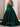 Strapless Big Bow Illusion Bodice Ball Gown Prom Dress - Emerald Green
