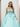 Strapless Big Bow Illusion Bodice Ball Gown Prom Dress - Sky Blue