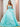 Strapless Big Bow Illusion Bodice Ball Gown Prom Dress - Sky Blue
