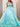 Strapless Big Bow Illusion Bodice Ball Gown Prom Dress - Sky Blue