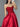 Embroidery Strapless Hand Beading Bodice Ball Gown Prom Dress - Red