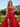 Strapless Lace Up Big Bow Bodice Long Ball Gown Prom Dress With Split in Red