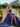 Strapless Lace Up Big Bow Bodice Long Ball Gown Prom Dress With Split in Royal Blue