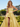 Strapless Lace Up Big Bow Bodice Long Ball Gown Prom Dress With Split in Yellow