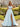 Hot Fix Crystal Lace Up Ruched Bodice Long Ball Gown Prom Dress With Pocket - Baby Blue