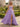 Hot Fix Crystal Lace Up Ruched Bodice Long Ball Gown Prom Dress With Pocket - Lilac