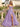 Hot Fix Crystal Lace Up Ruched Bodice Long Ball Gown Prom Dress With Pocket - Lilac