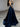 Hot Fix Crystal Lace Up Ruched Bodice Long Ball Gown Prom Dress With Pocket - Dusty Blue