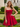 Strapless Ruched Bust Satin Mini Ball Gown Prom Dress With Pockets in Red