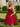 Strapless Ruched Bust Satin Mini Ball Gown Prom Dress With Pockets in Red