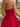 Strapless Ruched Bust Satin Mini Ball Gown Prom Dress With Pockets in Red