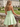 Strapless Ruched Bust Satin Mini Ball Gown Prom Dress With Pockets in Mint Green