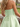 Strapless Ruched Bust Satin Mini Ball Gown Prom Dress With Pockets in Mint Green
