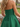 Strapless Ruched Bust Satin Mini Ball Gown Prom Dress With Pockets in Emerald Green