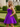 Strapless Ruched Bust Satin Mini Ball Gown Prom Dress With Pockets in Purple