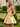 Strapless Ruched Bust Satin Mini Ball Gown Prom Dress With Pockets in Yellow