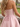 Strapless Ruched Bust Satin Mini Ball Gown Prom Dress With Pockets in Pink