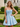 Strapless Ruched Bust Satin Mini Ball Gown Prom Dress With Pockets in Sky Blue