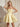 Strapless Ruched Bodice Lace Up Mini Ball Gown Prom Dress in Yellow