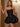 Strapless Sparkly Bodice Ball Gown Bubble Mini Hoco Dress in Black
