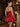 Sparkly Crystal Sweetheart Bodice Mini Ball Gown Bubble Hoco Dress in Red