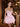 Sparkly Crystal Sweetheart Bodice Mini Ball Gown Bubble Hoco Dress in Pink
