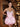 Sparkly Crystal Sweetheart Bodice Mini Ball Gown Bubble Hoco Dress in Pink