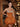 Sparkly Crystal Sweetheart Bodice Mini Ball Gown Bubble Hoco Dress in Orange