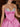 Sparkly Crystal Sweetheart Bodice Mini Ball Gown Bubble Hoco Dress in Hot Pink